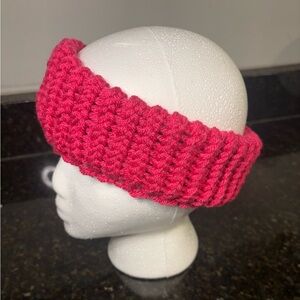 NWOT Hot Pink Knit Ear Warmer/Headband